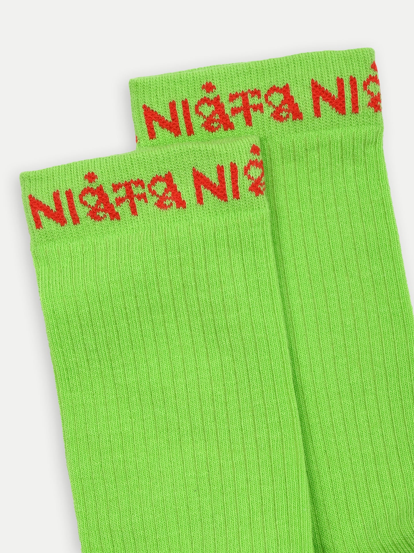 Niata Daily Classic Socks (Neon Green)