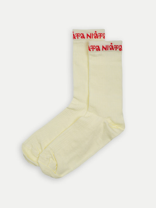 Niata Daily Classic Sock (Light Yellow)